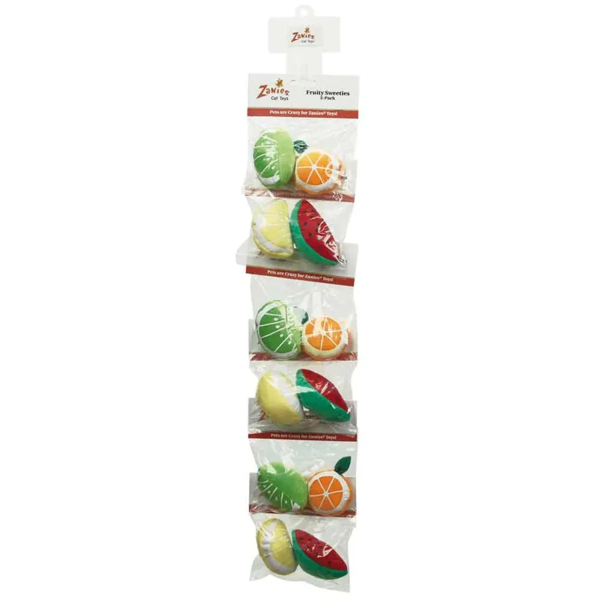 ZA Fruit Sweets Cat Toy ClpStrp, 2-Count - Image 2