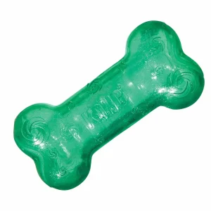 KONG Squeezz Crackle Bone Dog Fetch Dog Toy Assorted