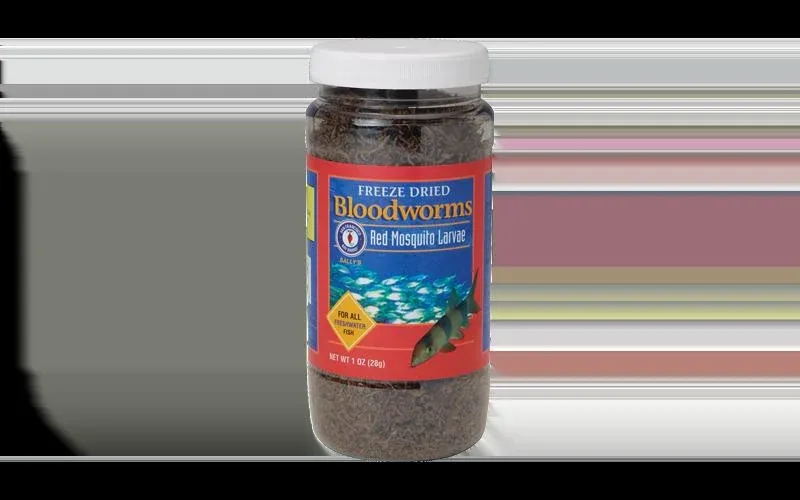 San Francisco Bay Brand Bloodworms Freeze-Dried Freshwater Fish Food