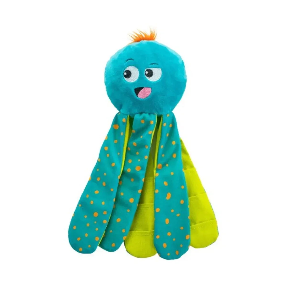 Nina Ottosson Silly Legz Octopus Interactive Plush Dog Puzzle Dog Toy Blue