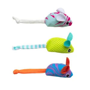 Quirky Kitty Cool Mice 3 Pack – Ocean-Themed Cooling Cat Toys with Catnip