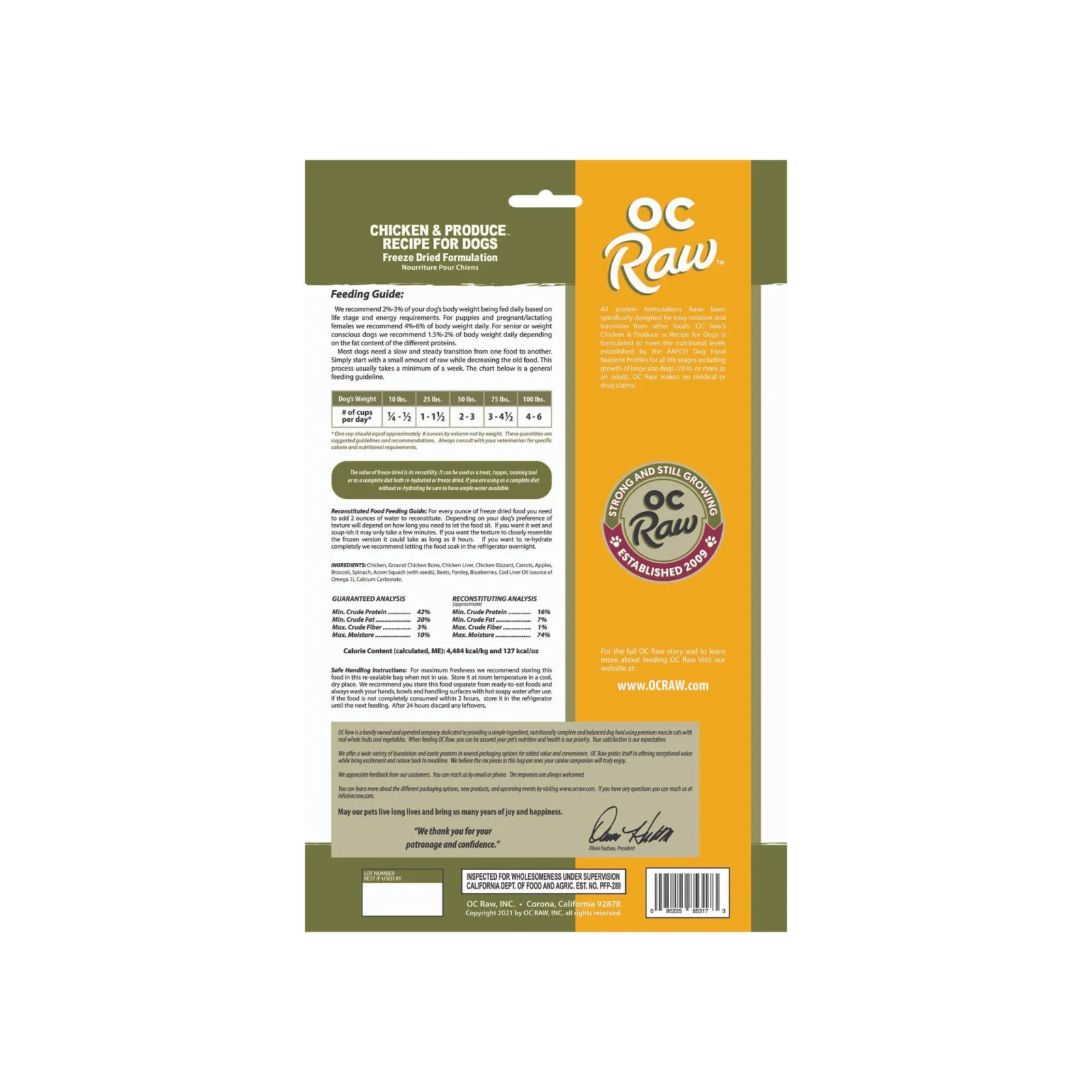 OC Raw Freeze Dried Meaty Rox Dog Food - Image 2