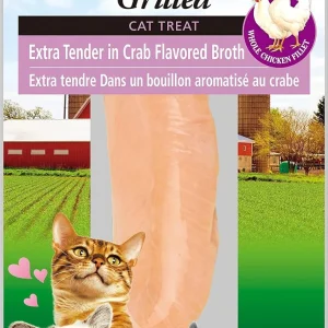 Inaba Chicken Fillet Grilled Xtend with Flavor Broth Crab .9 oz. 6 ct