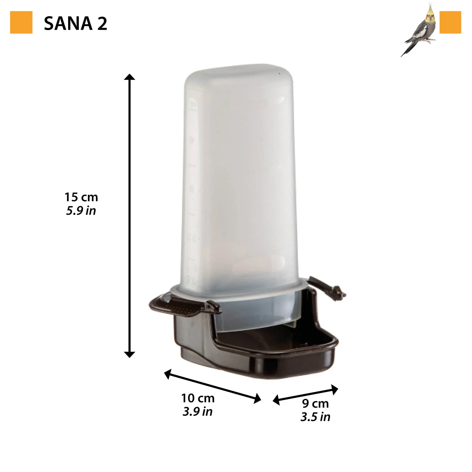 Water or food dispenser for hamsters and birds - Image 2
