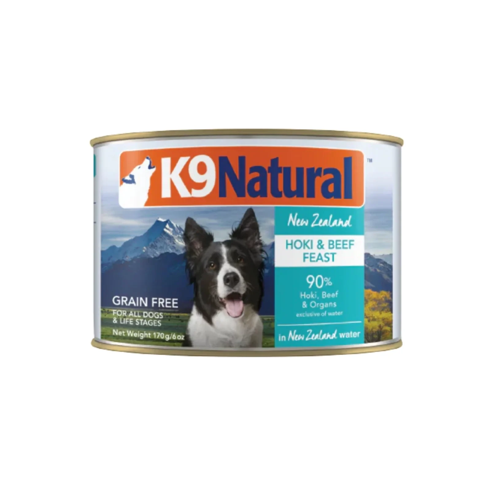 K9 Natural Canned Hoki & Beef Feast 6 oz. 12 ct