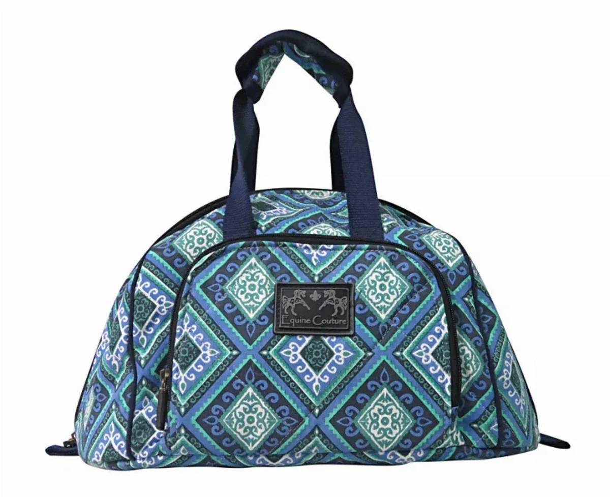 Equine Couture Artemis Helmet Bag - Padded Riding Hat Carrier with Front Pocket - Image 2