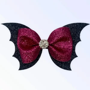 Fa-BOO-lous Bat Bows - Halloween Dog Hair Bow by Bark Fifth Avenue