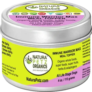 Immune Warrior Max Meal Topper* Master Blend Immune Regulator & Anti-Inflammatory Support* For Dogs & Cats