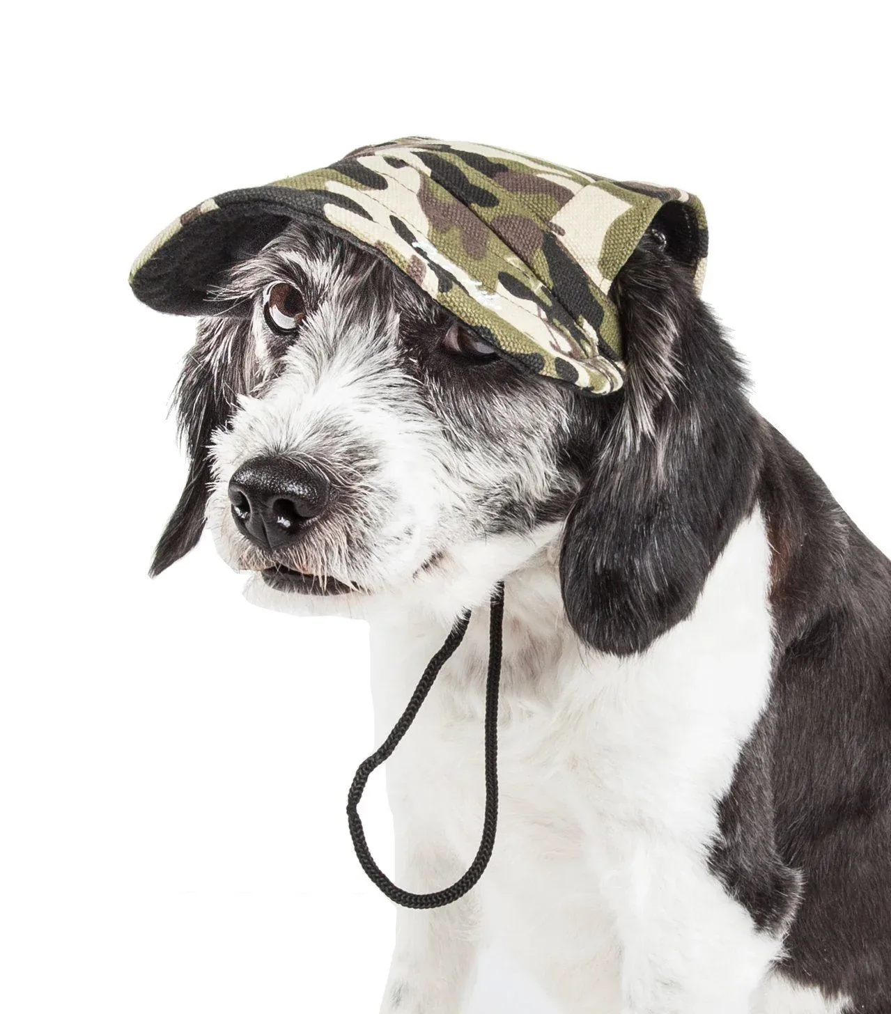 Pet Life ® 'Torrential Downfour' Camouflage UV Protectant Adjustable Fashion Dog Hat Cap