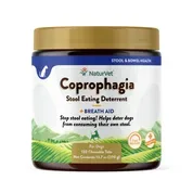 NaturVet Coprophagia Stool Eating Deterrent & Breath Aid Chewable Tablet Supplement for Dogs