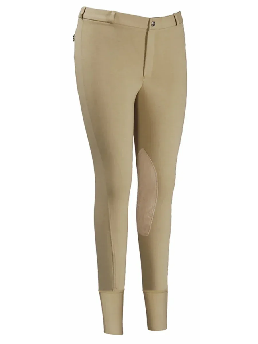 TuffRider Men's Cotton Knee Patch Breeches - Image 2