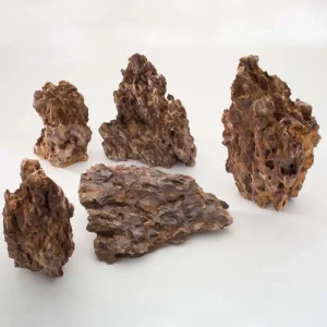 CaribSea Dragon Stone Freshwater Rock, Brown, 25 lb