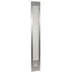 Ideal Pet "Fast Fit" Pet Patio Doors 75" - Cat Flap Small (Mill)