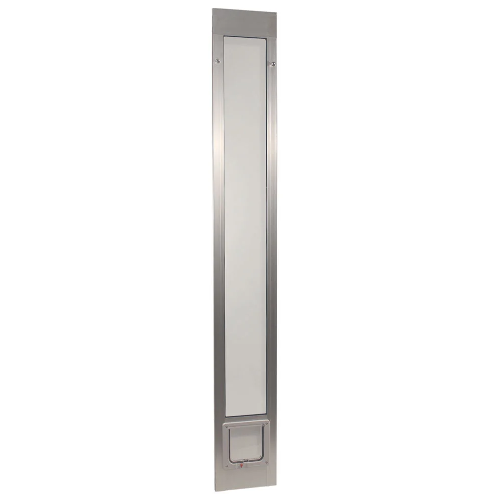 Ideal Pet "Fast Fit" Pet Patio Doors 75" - Cat Flap Small (Mill)