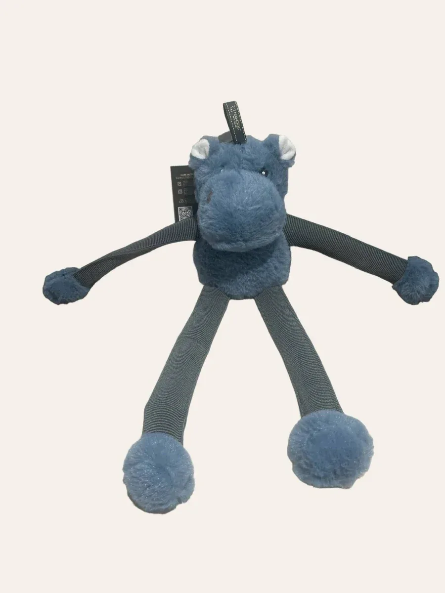 NANDOG My BFF Hipo Blue Bungee Dog Toy - Image 2
