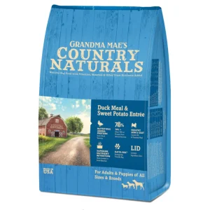 Grandma Mae's Country Naturals Dog Duck Meal & Sweet Potato Entree 24 lb