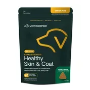 VetriScience Extra Strength Healthy Skin & Coat Chews for Dogs
