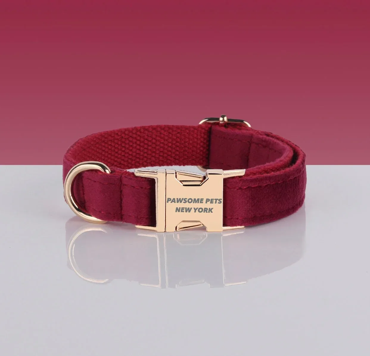 Pawsome Adjustable Nylon Dog Collar, Quick-Release Buckle for Dogs & Cats
