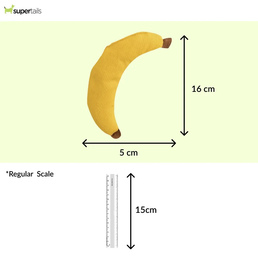 Talking Dog Club Bananas with 100% Catnip Toy for Cats (Yellow) - Image 2