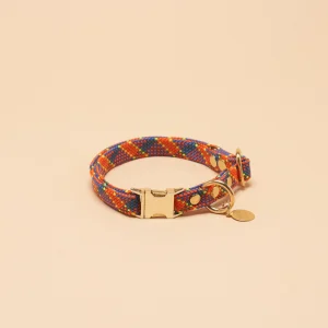 Saimin Flat Rope Collar - Orange