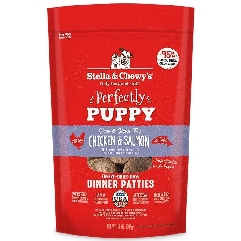 Stella & Chewy's Dog Freeze-Dried Puppy Chicken Salmon 14 oz
