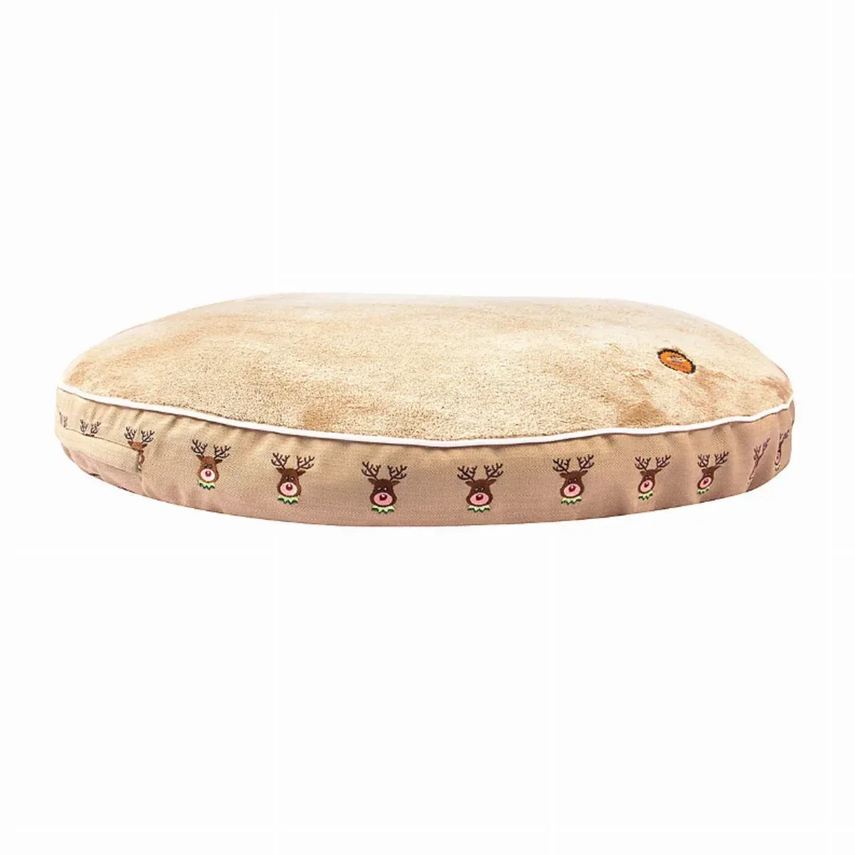 Halo Reindeer Round Dog Bed - Image 2