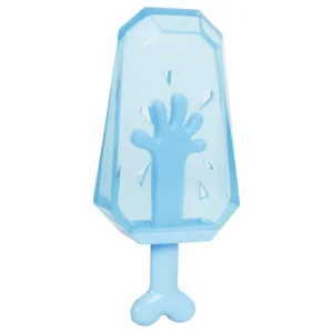 Pet Life ® 'Lick & Gnaw' Cooling Ices Cone Freezable and Chewable Tossing Waterproof Floating Pet Dog Toy