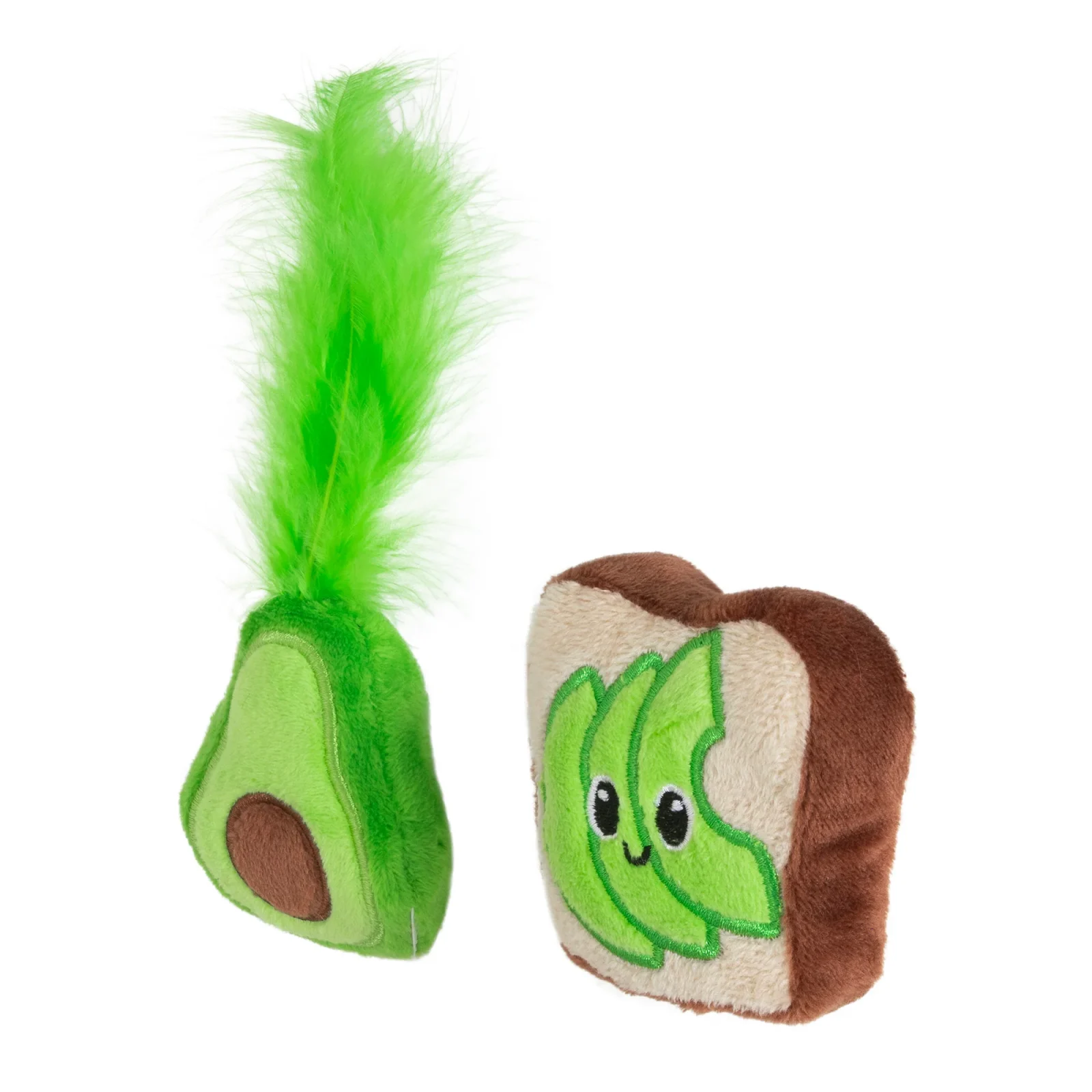 Quirky Kitty Avocado Toast Catnip Plush Cat Toy - Image 2