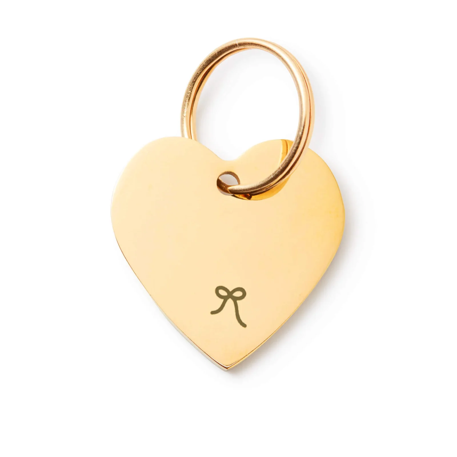 Heart Pet ID Tag: Bow Icon - Image 2