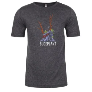 Buce Plant Scape Tee - Dark Charcoal