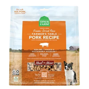 Open Farm Farmers Table Pork Freeze Dried Raw Dog Food