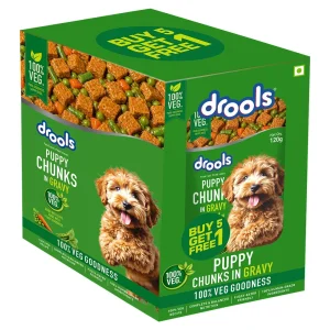 Drools 100% Veg Chunks in Gravy Puppy Wet Food