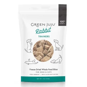 Green Juju Rabbit Freeze Dried Trainers - 2.5 oz Bag