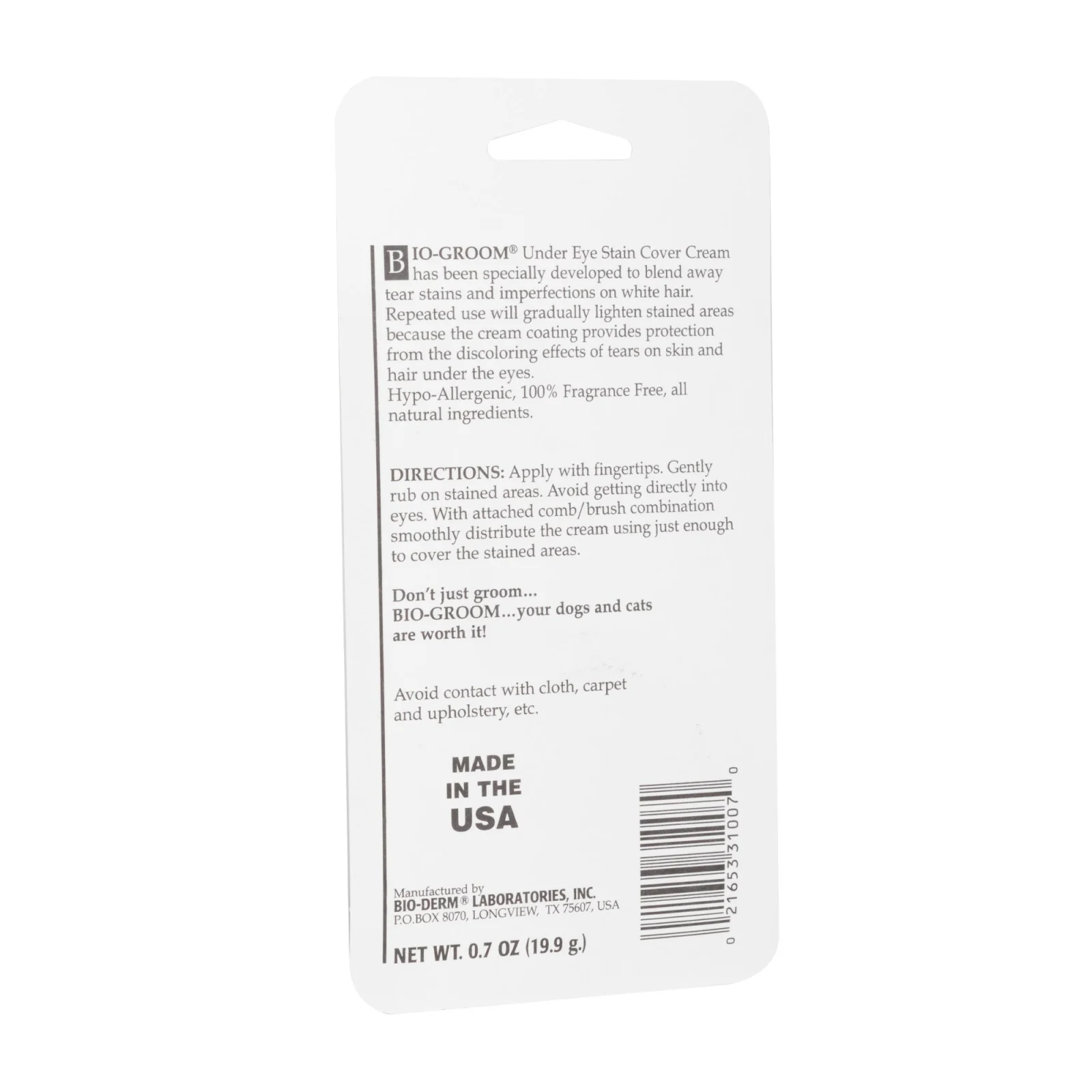 Stain-Free Hypo-Allergenic Under Eye Cream for Dogs - Image 2
