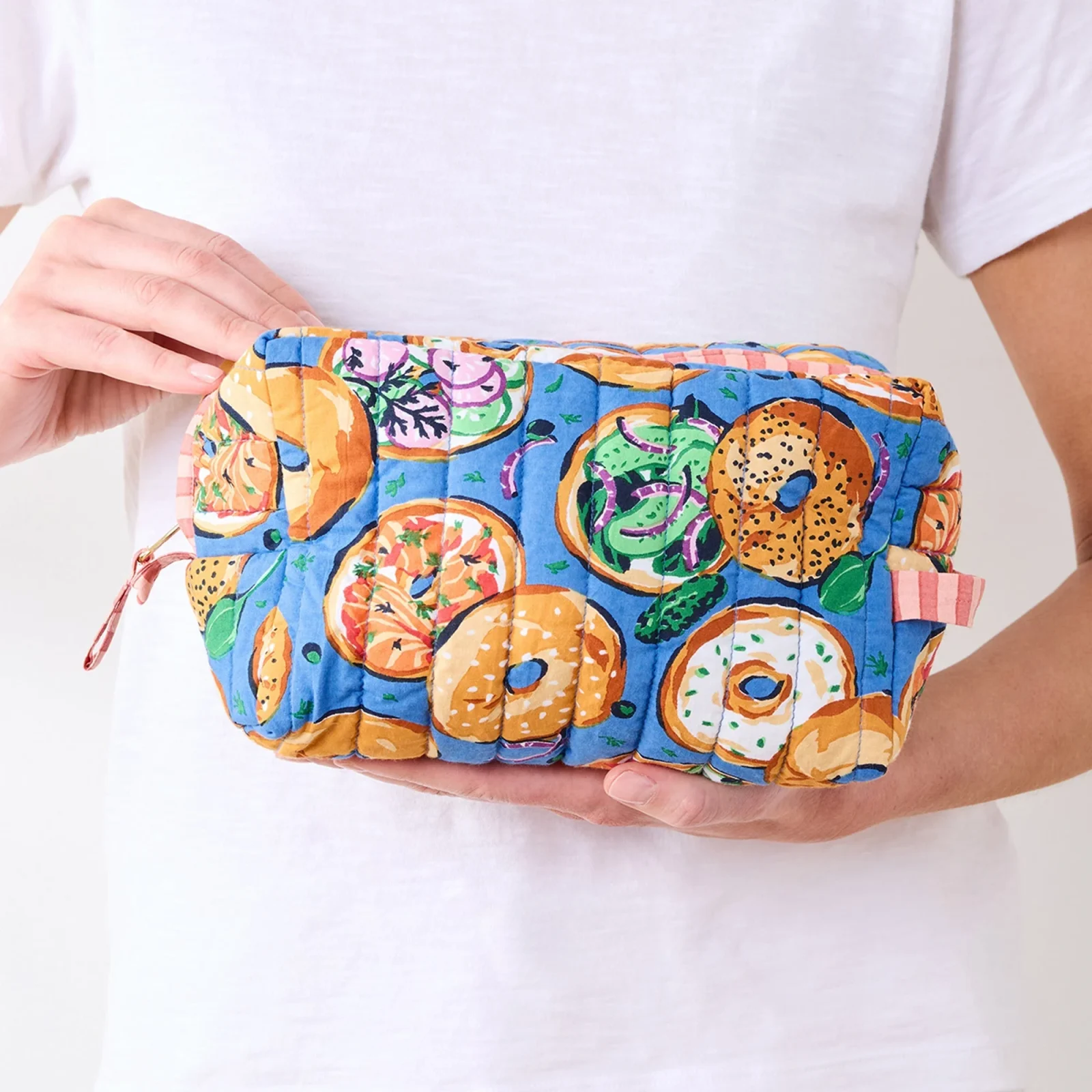 Printfresh Bagels & Schmear Quilted Pouch - Image 2