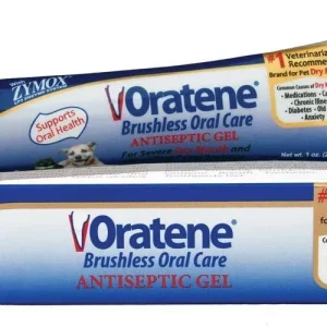 Zymox Oratene Antiseptic Oral Gel for Dogs, 1 oz each, Case of 3
