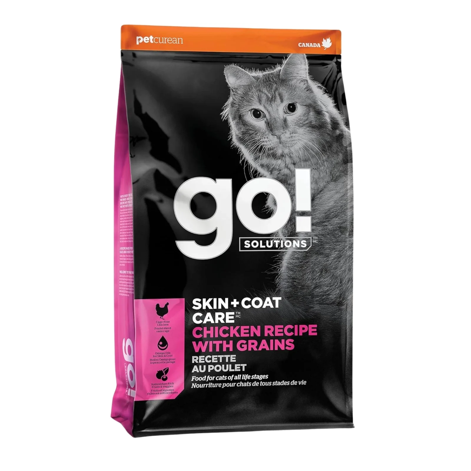 Go! Cat Skin & Coat Care Chicken With Grain 3 lb