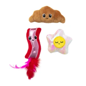 Quirky Kitty Brunch Bunch 3-Pack Cat Toy Set with Catnip