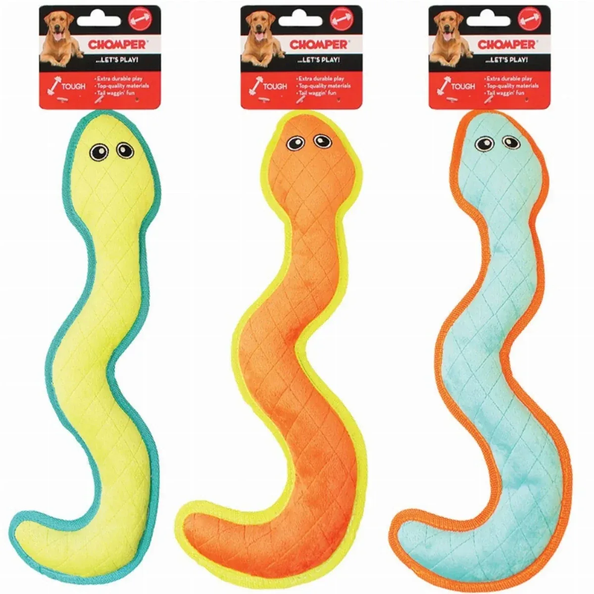 Chomper CHP Snake Dog Toy