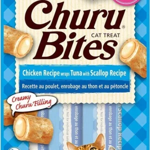 Inaba Churu Bites Cat Treats Tuna/Scallop .35 oz. 3 ct 6 ct