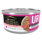 Purina Pro Plan Veterinary Diets UR Urinary St/Ox Savory Selects Feline Formula Salmon Recipe in Sauce Wet Cat Food