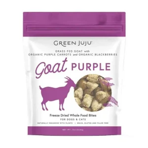 Green Juju Goat Purple Freeze Dried Toppers - 7.5 oz Bag