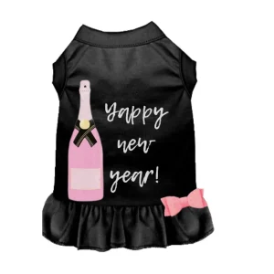 Yappy New Year Dog - New Year's Eve Dog Dress & Tee by Bark Fifth Avenue
