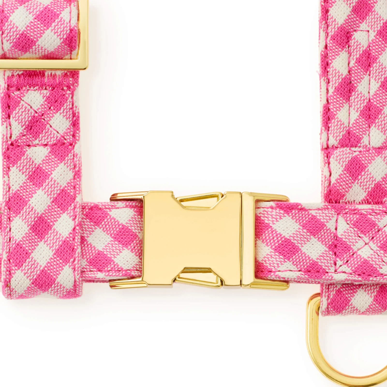 Hot Pink Gingham Harness Walk Set - Image 2