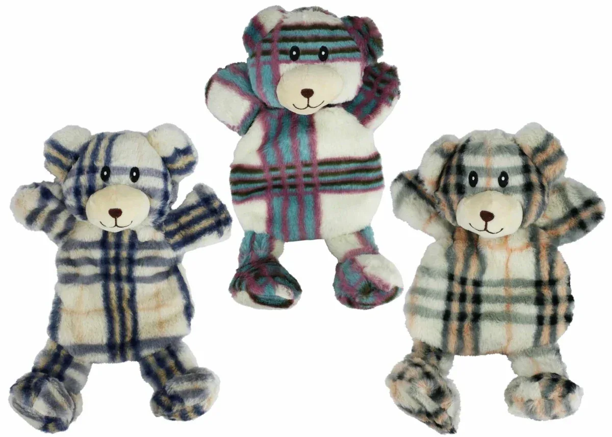 Multipet Berman Bears Plush Dog Toy Assorted 15 in