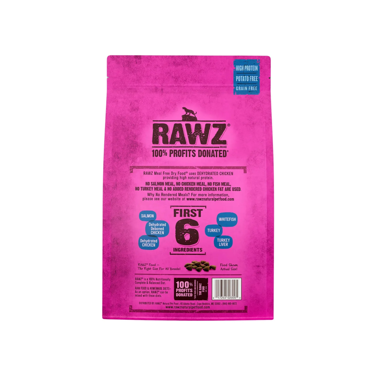 RAWZ Grain Free Natural Dry Cat Food - Image 2