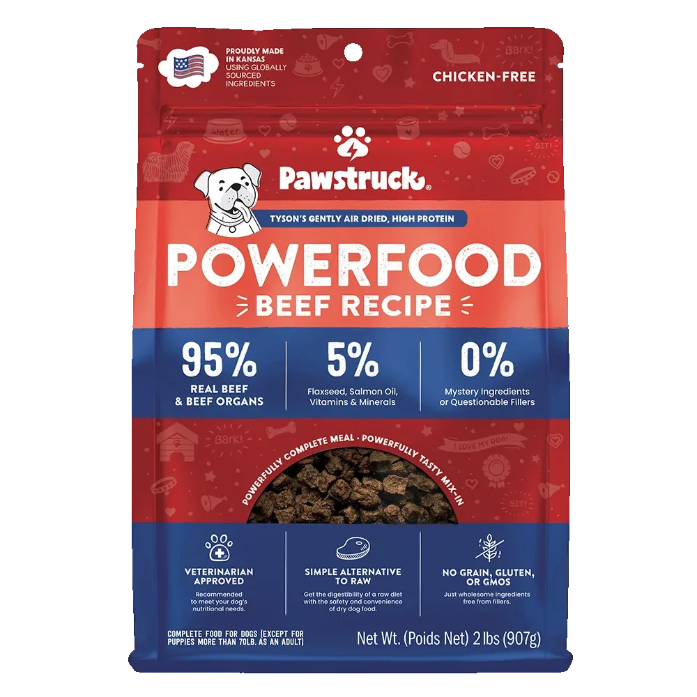 Air Dried Dog Food, Beef Recipe