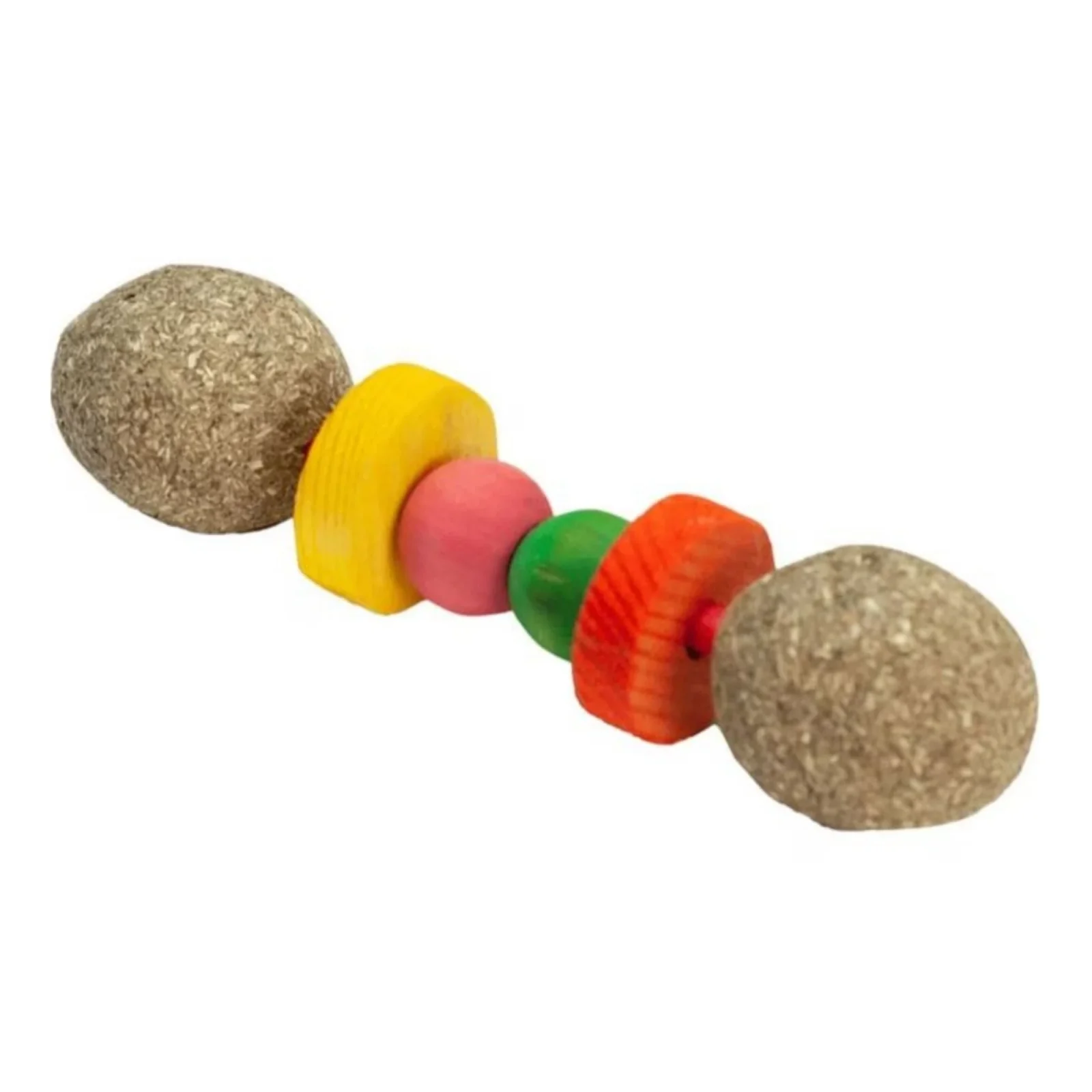 A E Cages Nibbles Hay Dumbbell Small Animal Chew