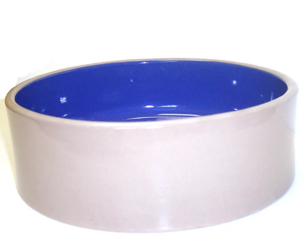 Spot Standard Crock Dog Bowl, Blue, 9.5 in