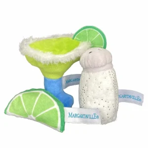 Multipet Margaritaville Margarita/Salt/Lime Cat Toy Assorted, 5.75 in, 3-Count